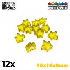 Meeples 16x16x8mm - Giallo